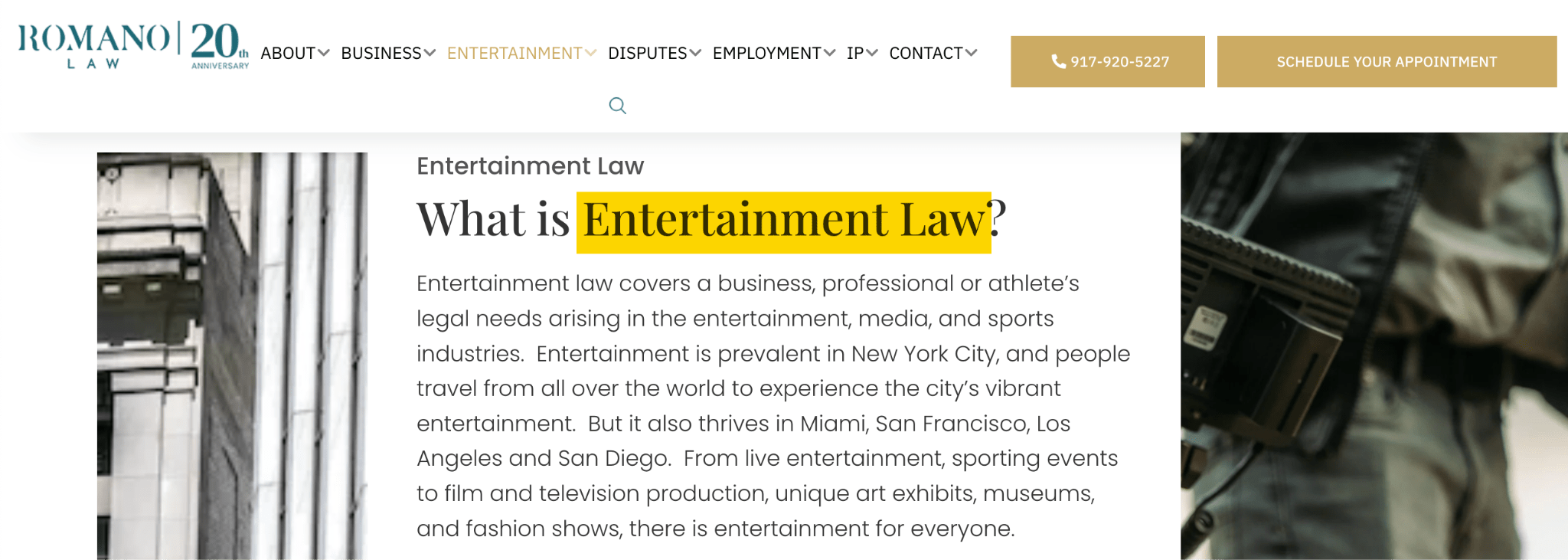 How Do You Explain the Value of SEO? I Asked 100 Experts | Educational SEO content on a lawyer firm's website.