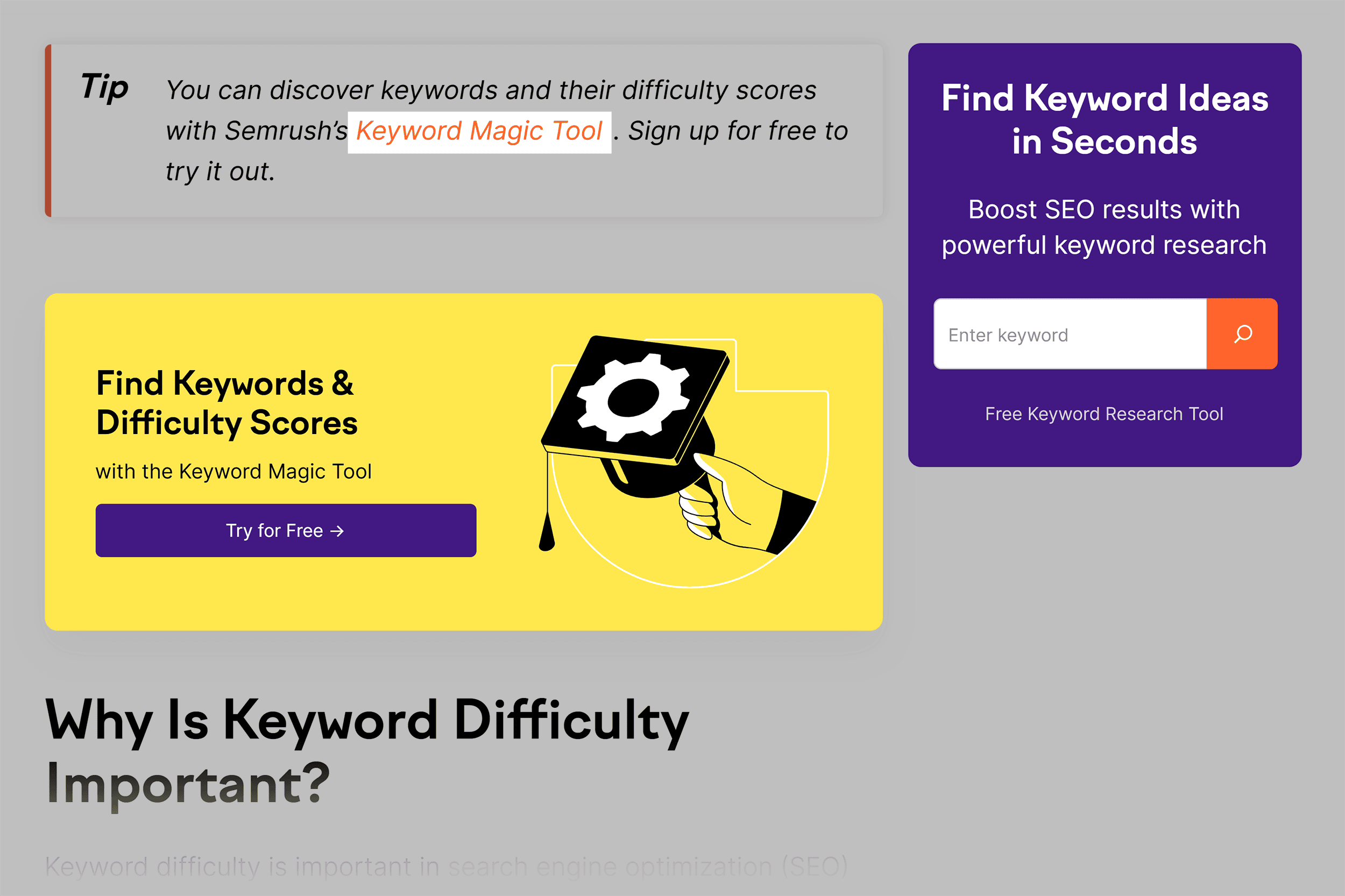 Semrush – Call-to-action Semrush – Call-to-action