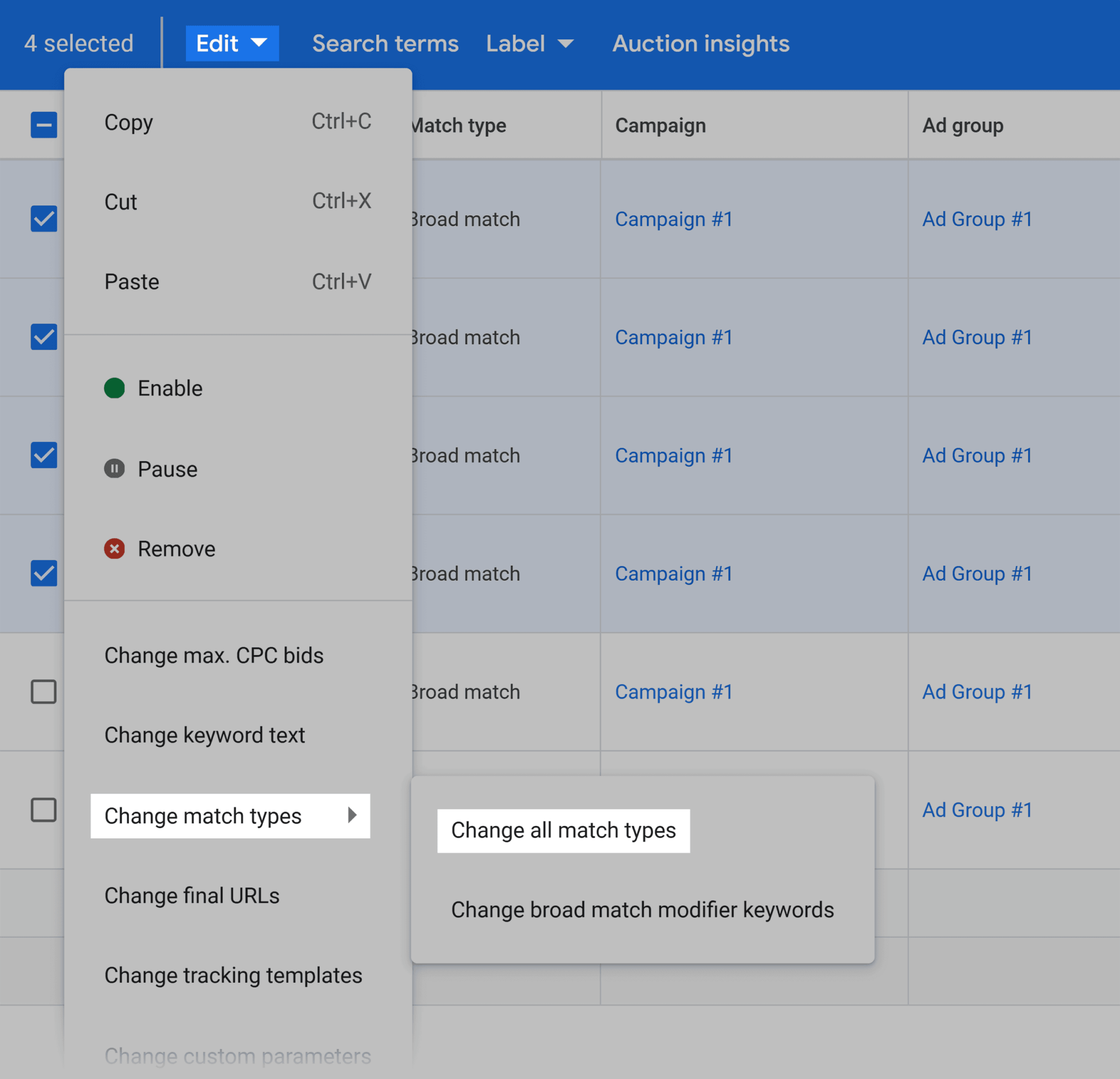 change-match-types How to Use Keyword Match Types in Google Ads