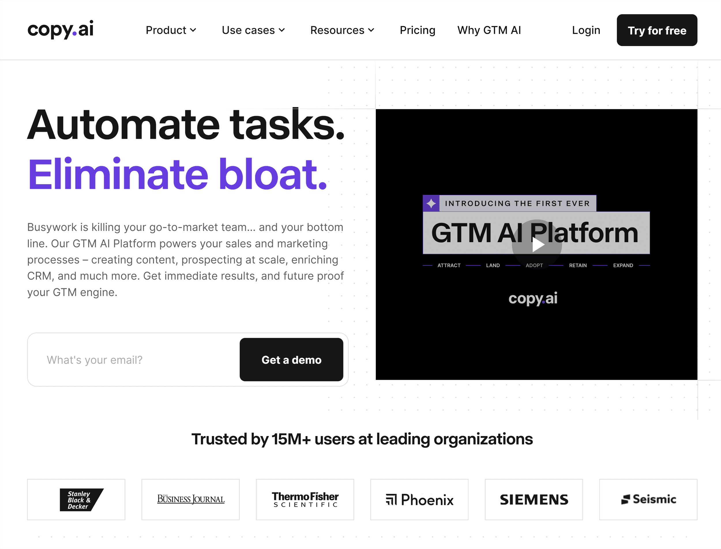 Copy.ai – Homepage Copy.ai – Homepage