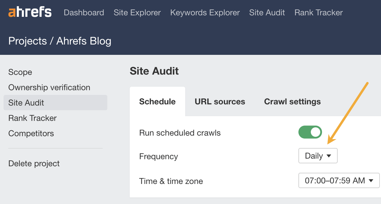 SEO Automation Tools: My 10 Favorites to Boost Productivity | How to schedule crawls in Site Audit