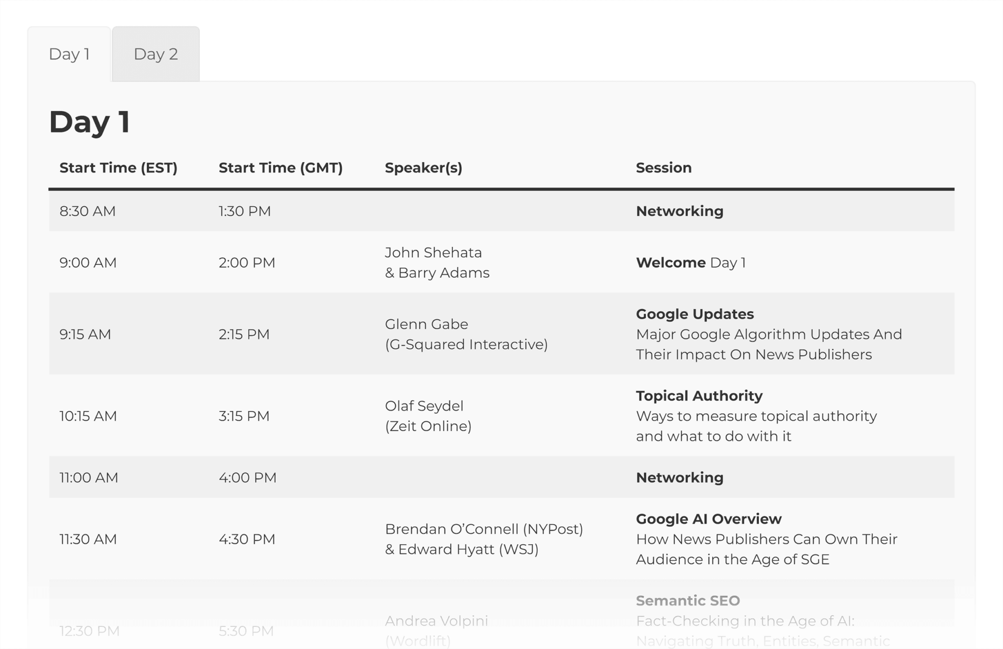 ness-schedule The 7 Best SEO Conferences to Attend in 2024