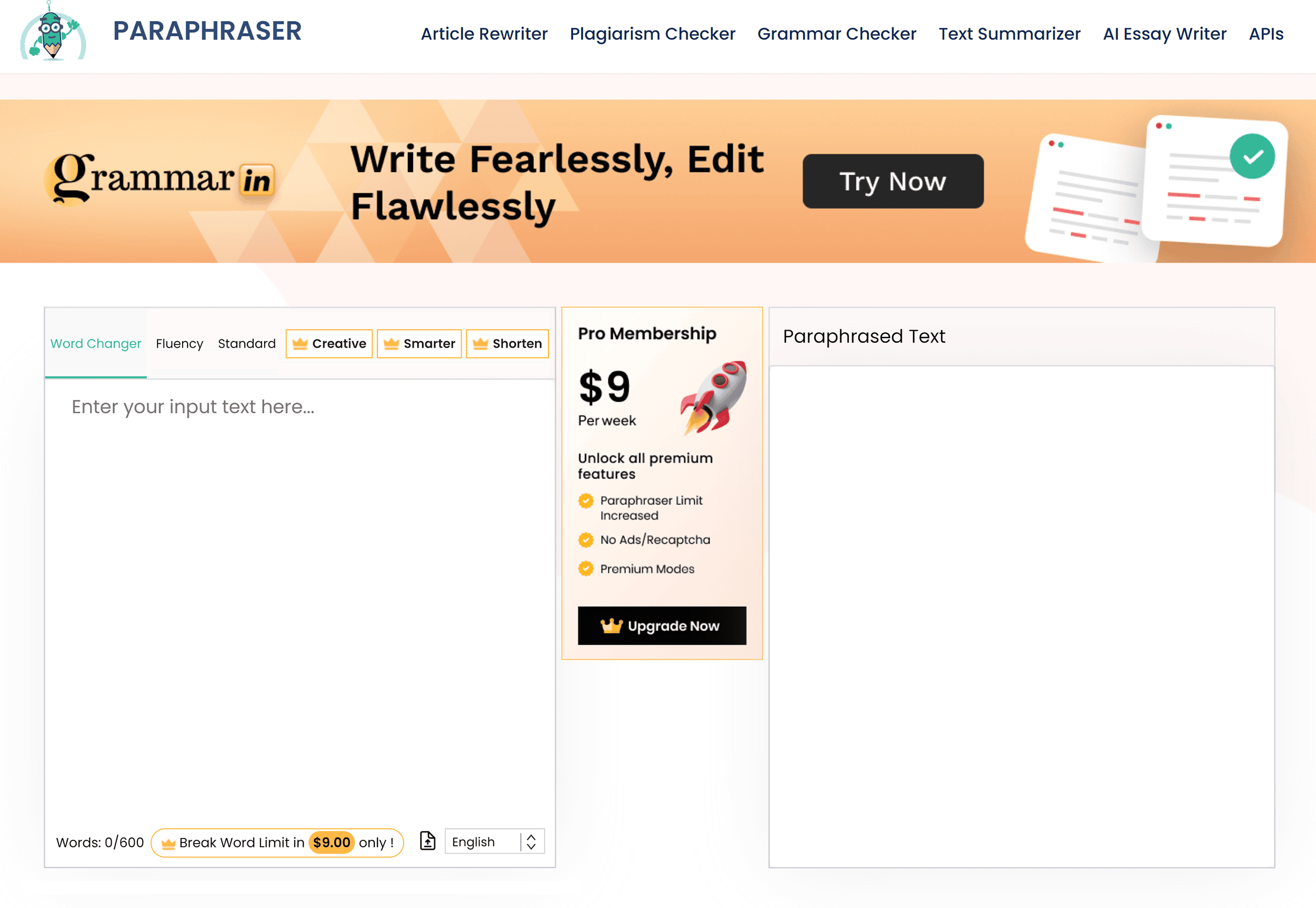Paraphraser – Homepage Paraphraser – Homepage