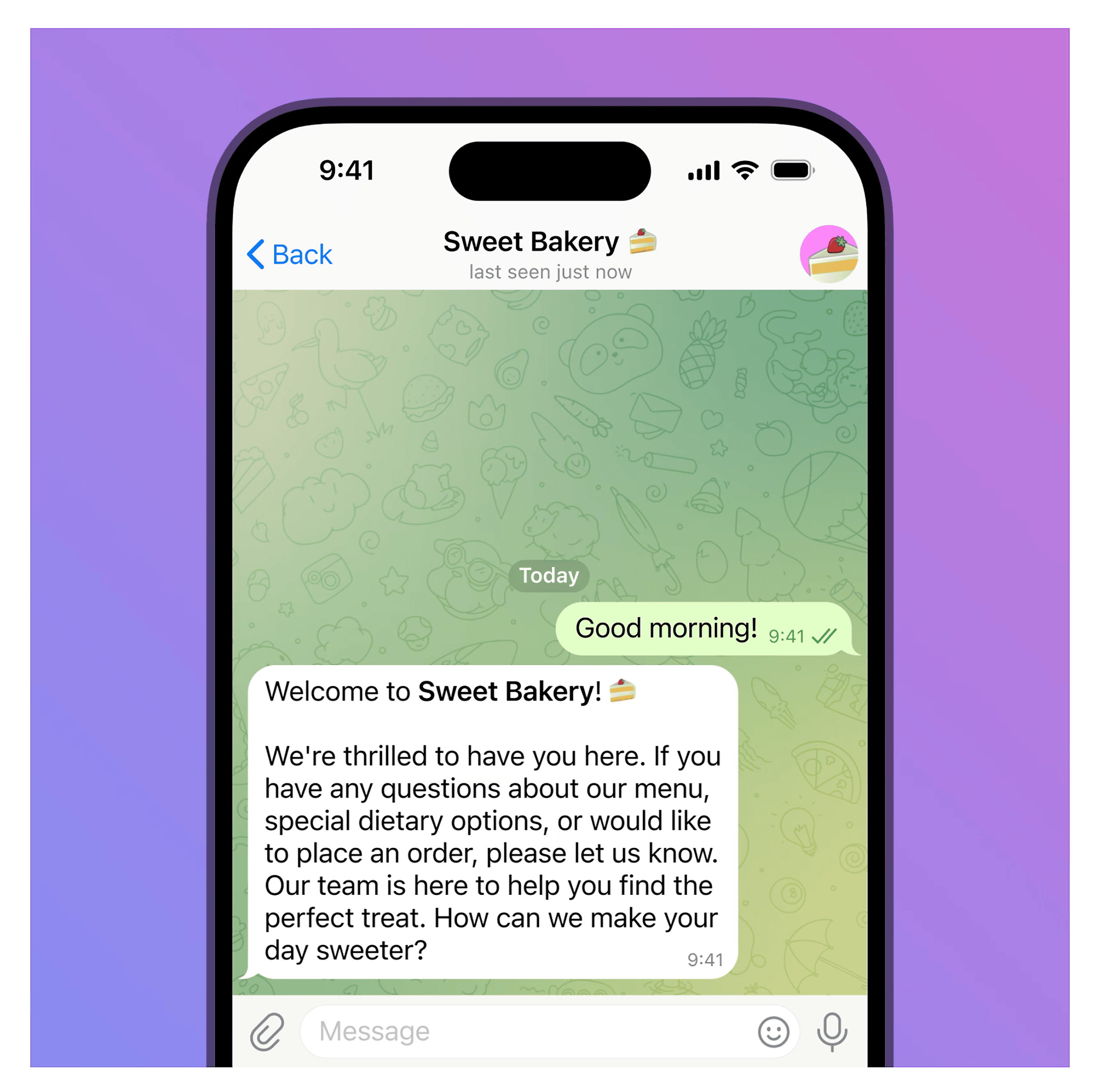 Telegram – Automated replies Telegram – Automated replies