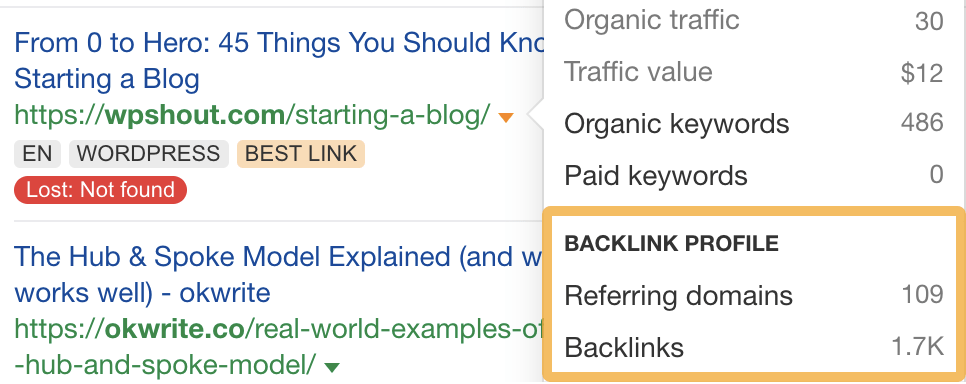 Link Reclamation: How to Easily Find (and Reclaim) Lost Backlinks | Checking backlinks to the referring page