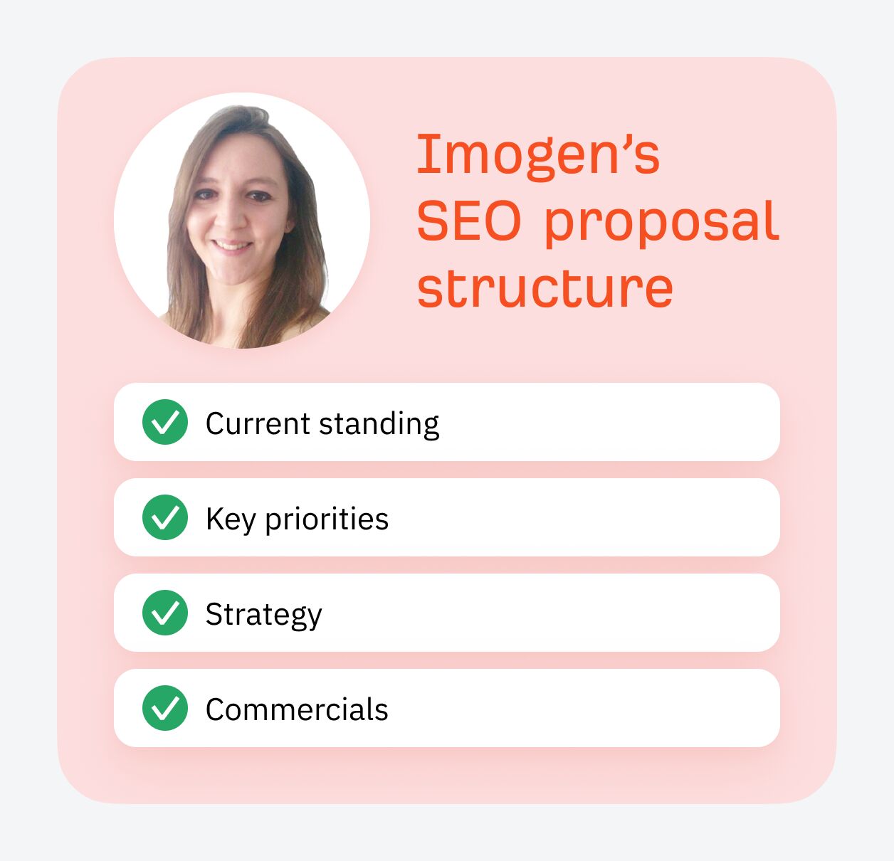 Win the Client With Your Next SEO Proposal (+ Expert Tips and Template) | Imogen's SEO Proposal Structure