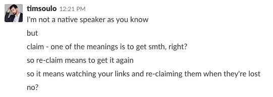 Link Reclamation: How to Easily Find (and Reclaim) Lost Backlinks | Tim pointed out that reclaiming links is different to trying to claim unlinked mentions... which makes sense!