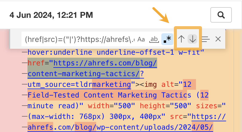 Link Reclamation: How to Easily Find (and Reclaim) Lost Backlinks | Use the arrows to scroll through the links you may have lost