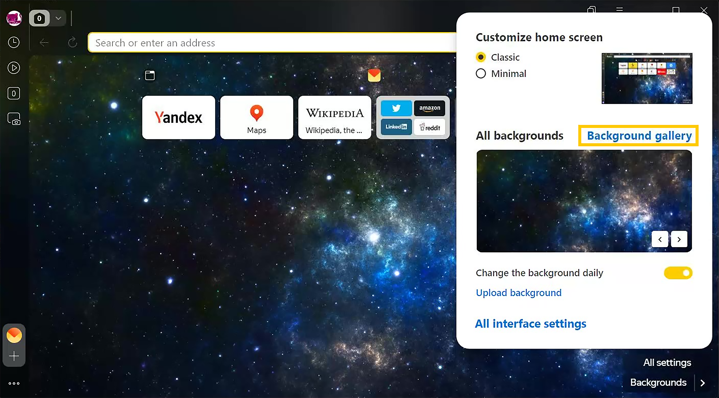Yandex – Own browser Yandex – Own browser