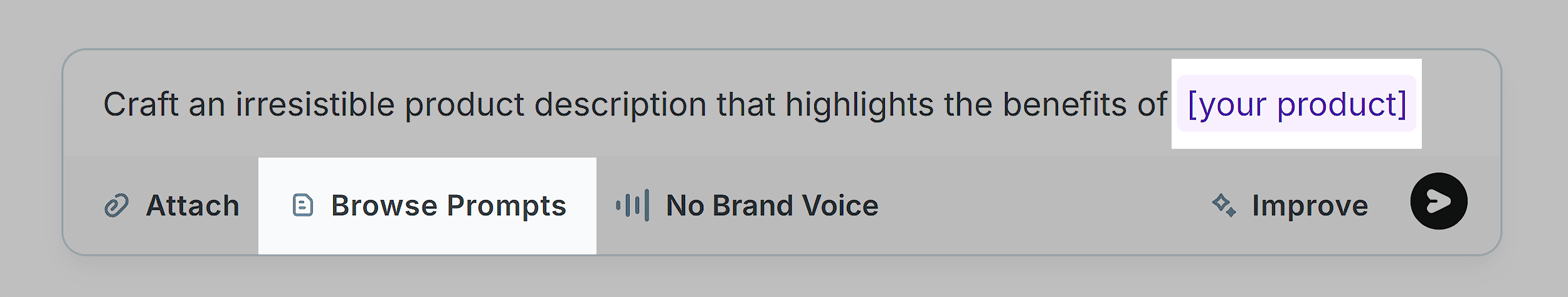Copy-ai – Product description prompt
