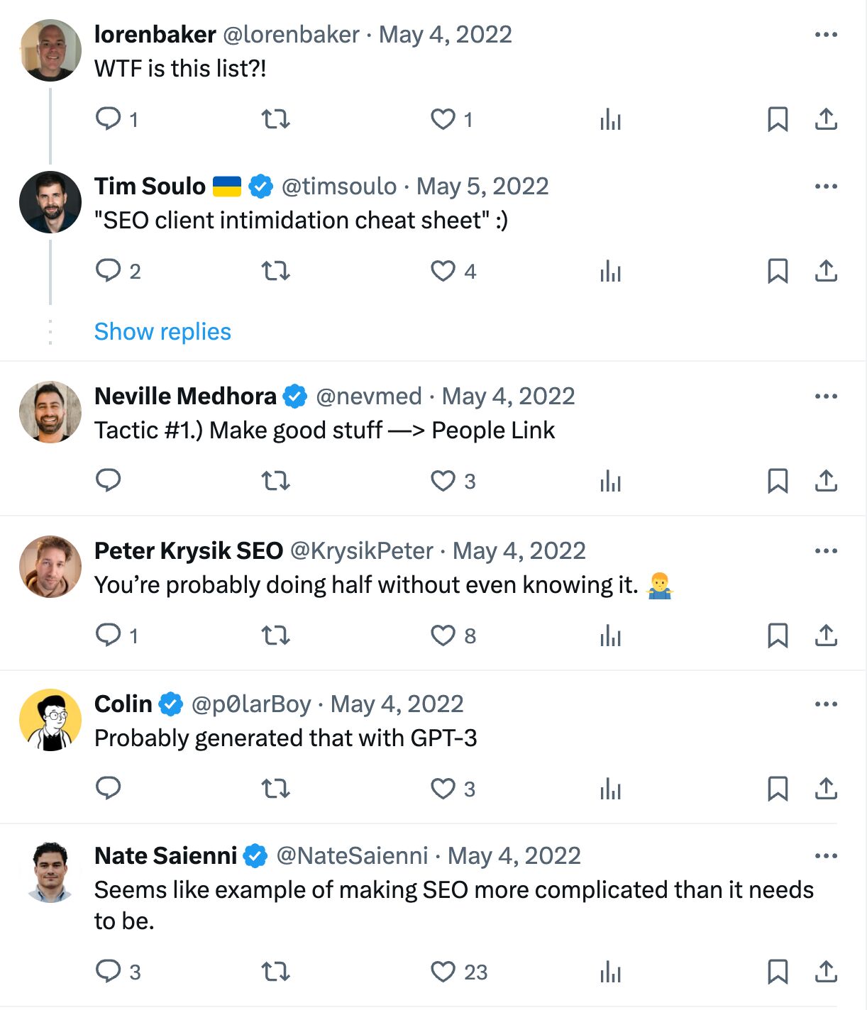 Stop Overcomplicating Things. Entity SEO is Just SEO | Replies to Tim Soulo's tweet