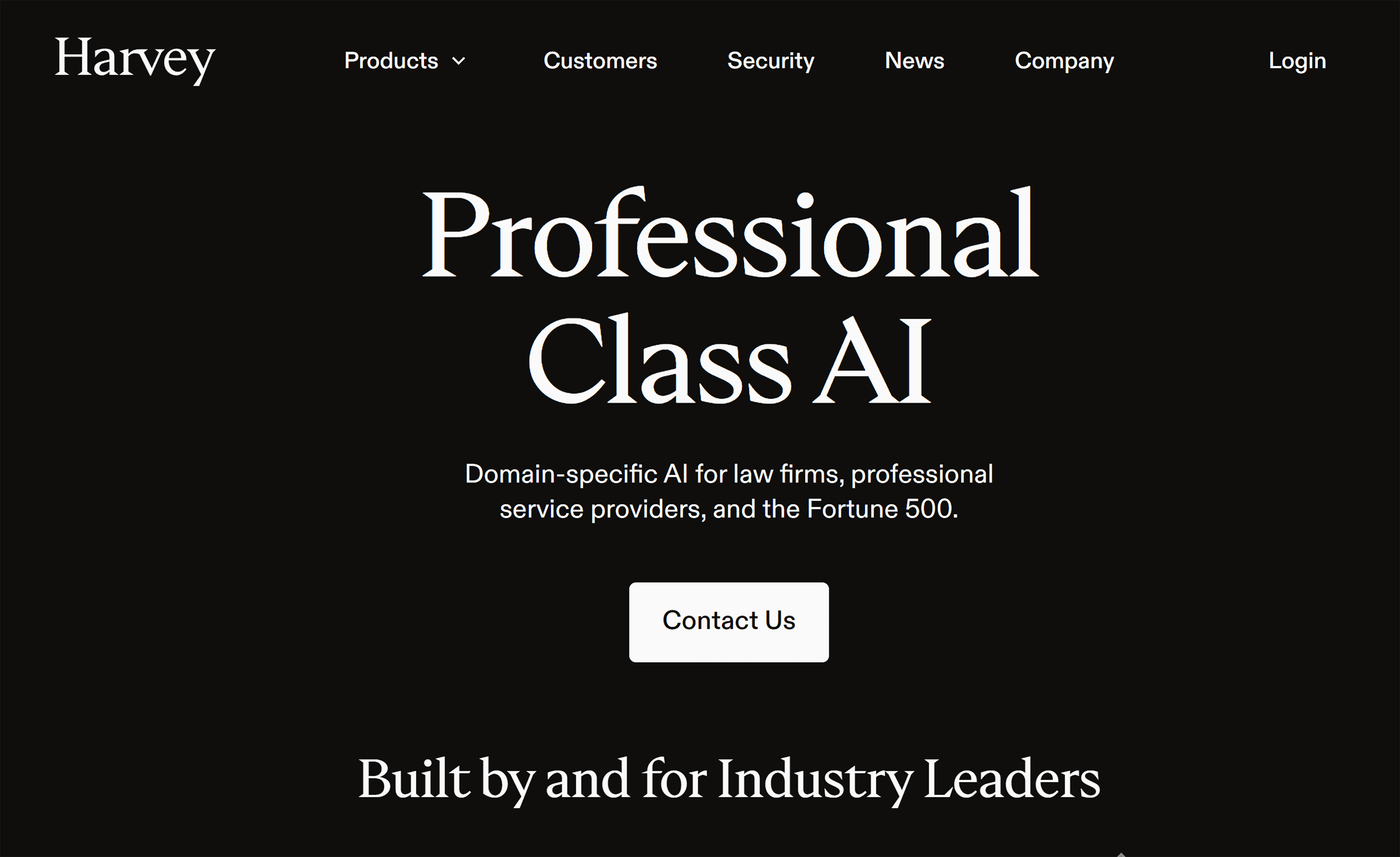 Harvey – Homepage Harvey – Homepage