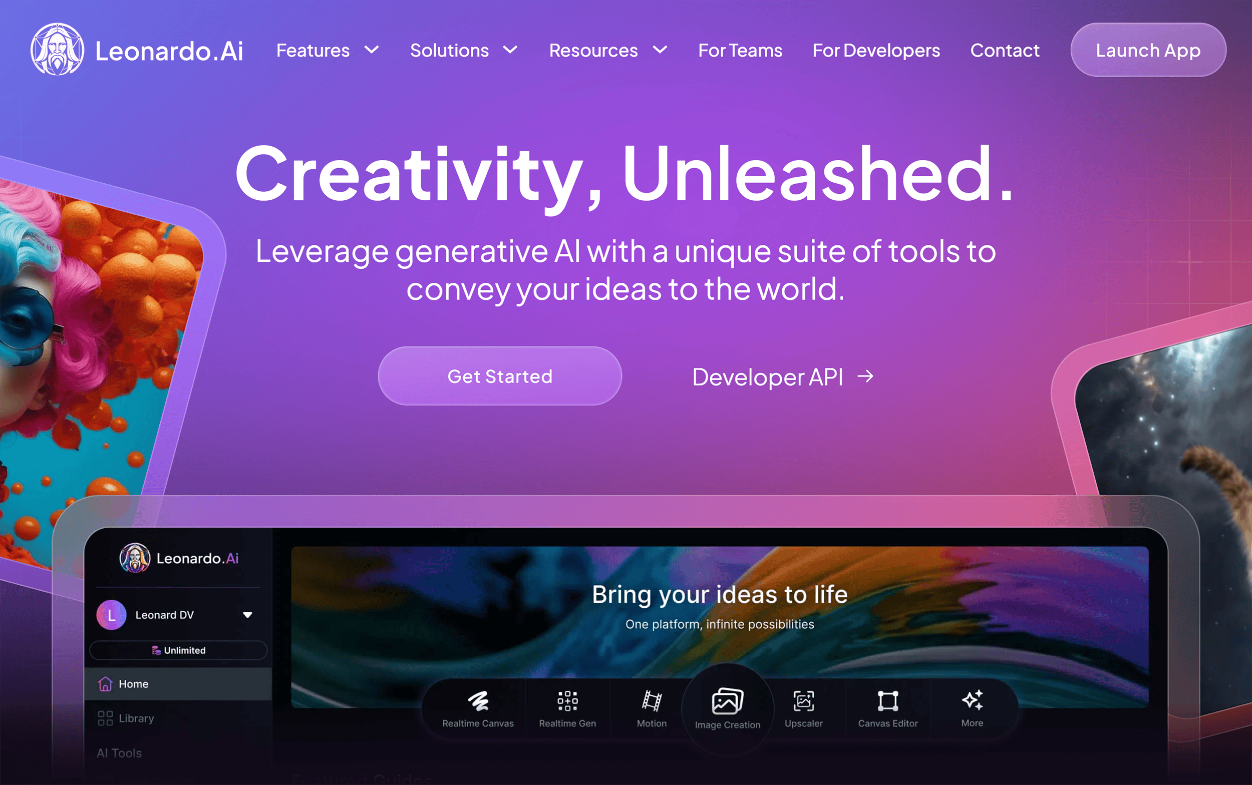 Leonardo – Homepage Leonardo – Homepage