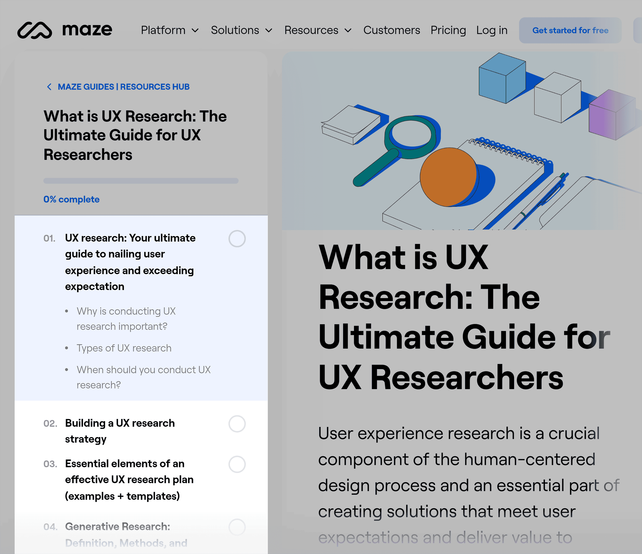Maze cluster example Maze cluster example