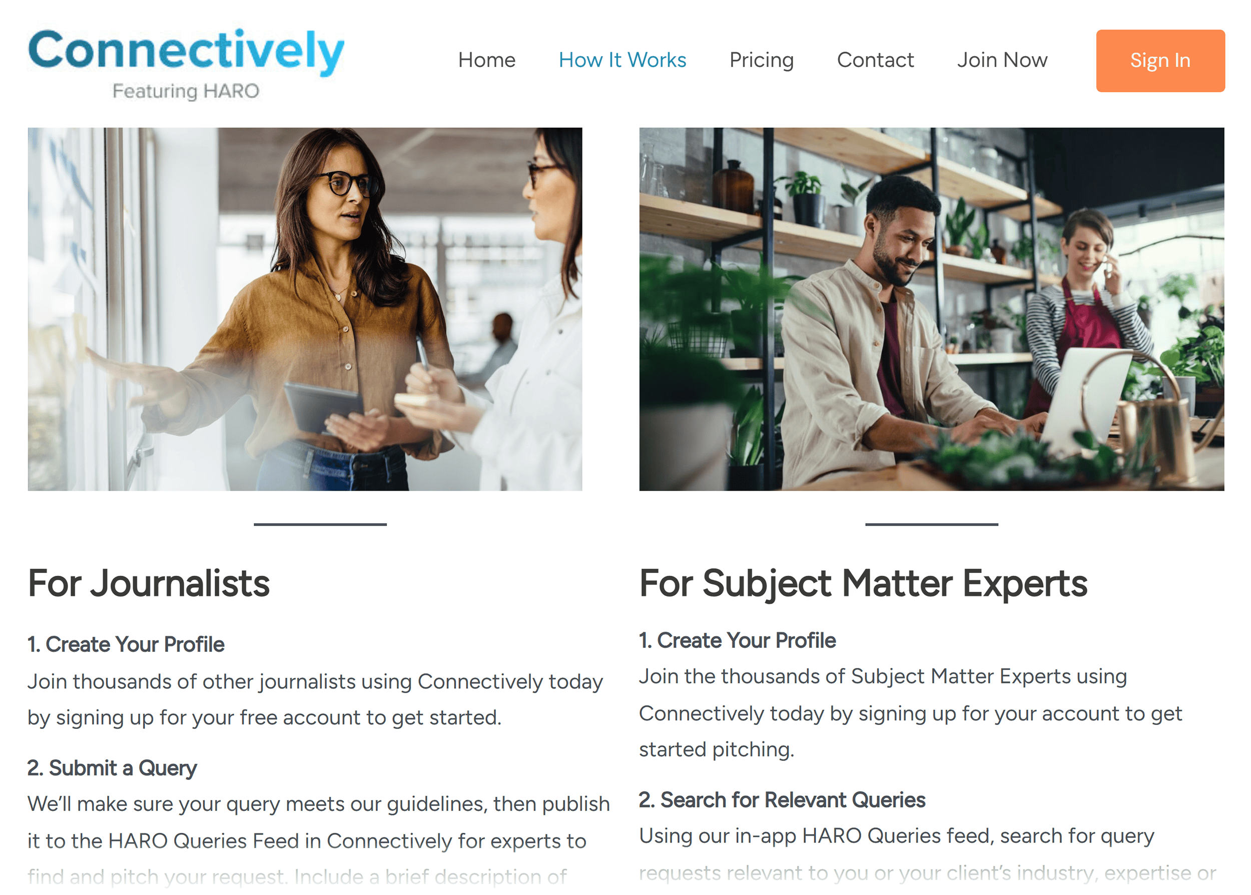 Connectively – How it works Connectively – How it works
