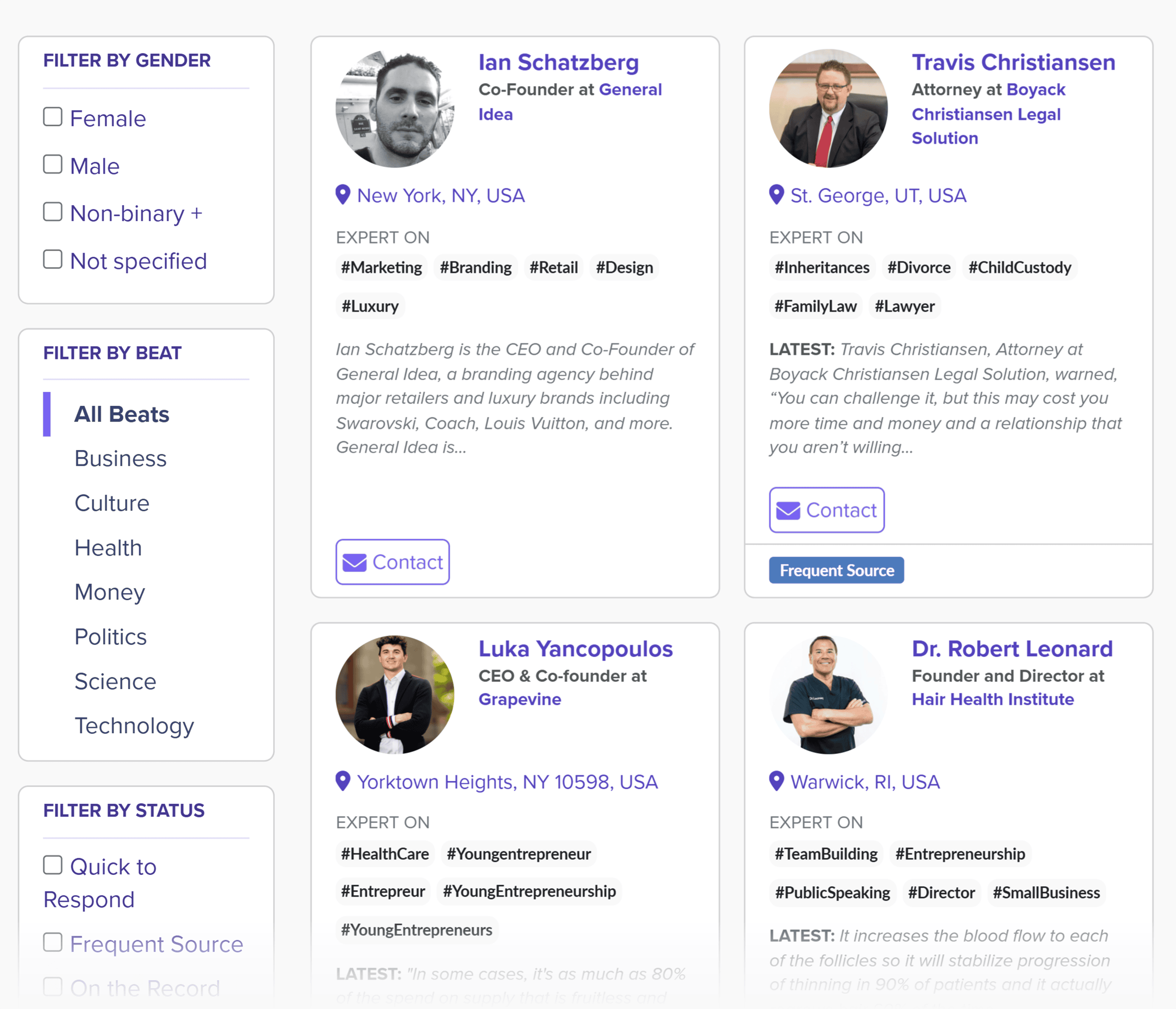 Qwoted – Sources – Premium approach Qwoted – Sources – Premium approach