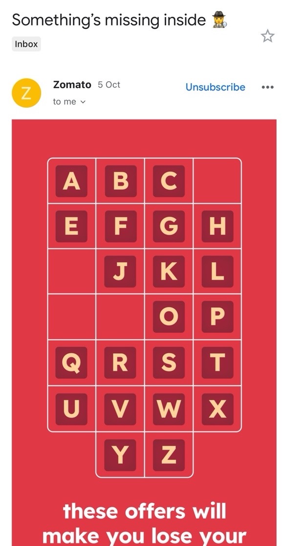 9 Holiday Marketing Strategies for a Profitable Season This 2024 | Zomato's mystery scratchbox email