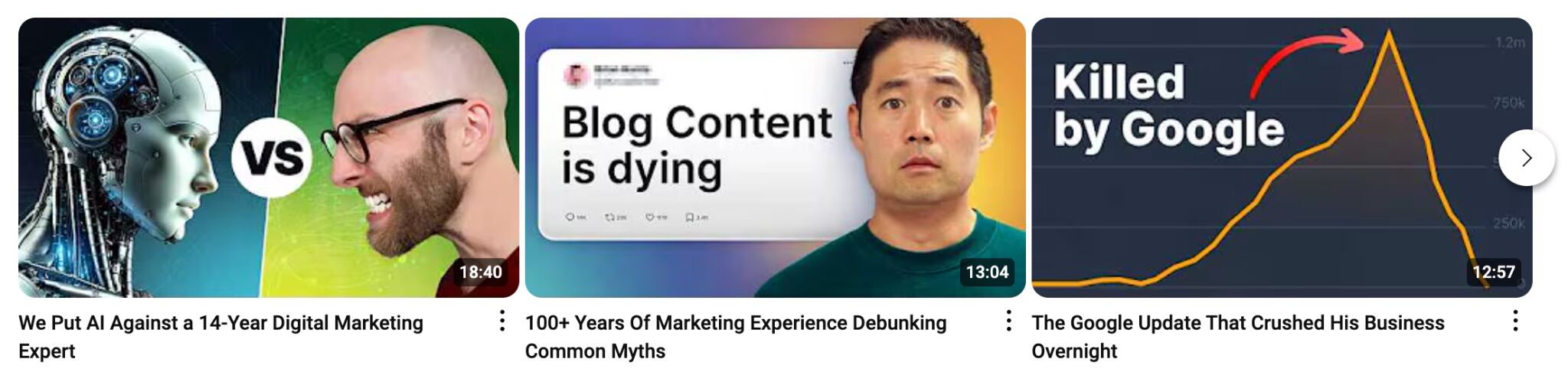 75 SEO Resources I (Probably) Can’t Live Without | Ahrefs YouTube Channel Screenshot
