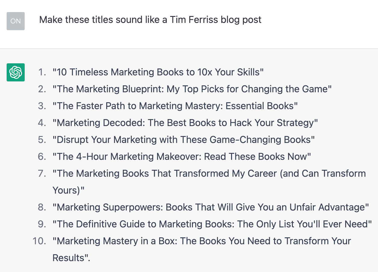 7 Free and Beginner-Friendly Small Business SEO Tools | ChatGPT prompt to create article titles that sound like Tim Ferriss.