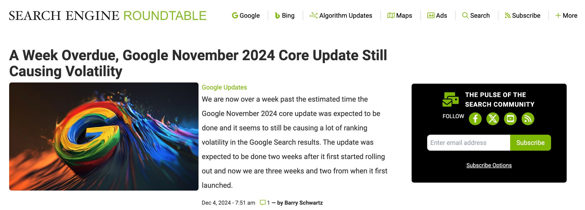 75 SEO Resources I (Probably) Can’t Live Without | Search Engine Roundtable Screenshot