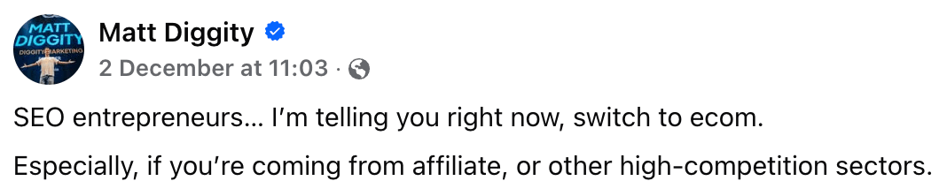 Why I Wouldn't Start Affiliate Marketing in 2025 (And What I'd Do Instead) | Matt Diggity's advice... I have to agree