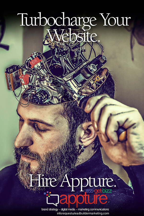 01 Turbocharge Your Website. Hire Appture.