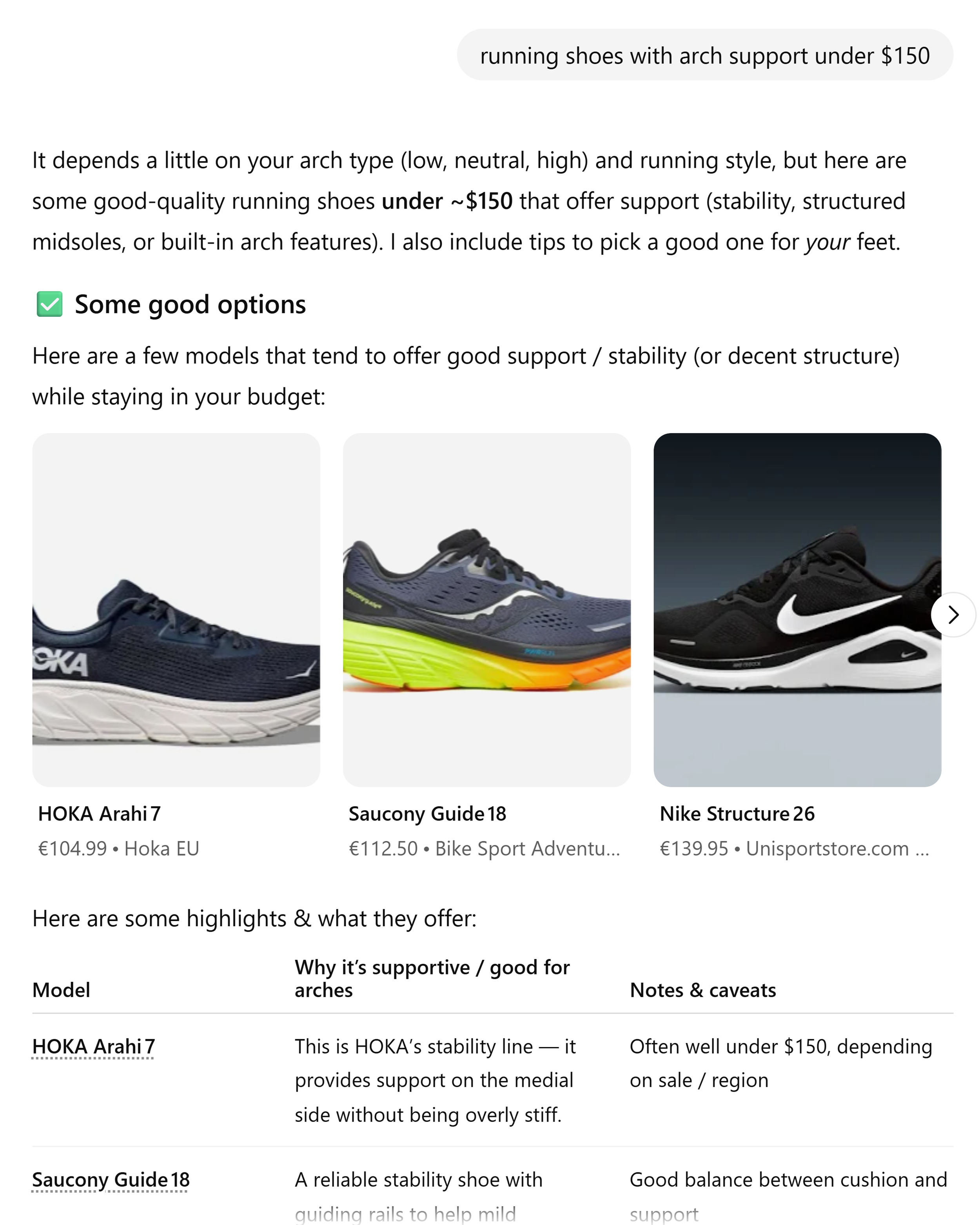 ChatGPT – AI process the description