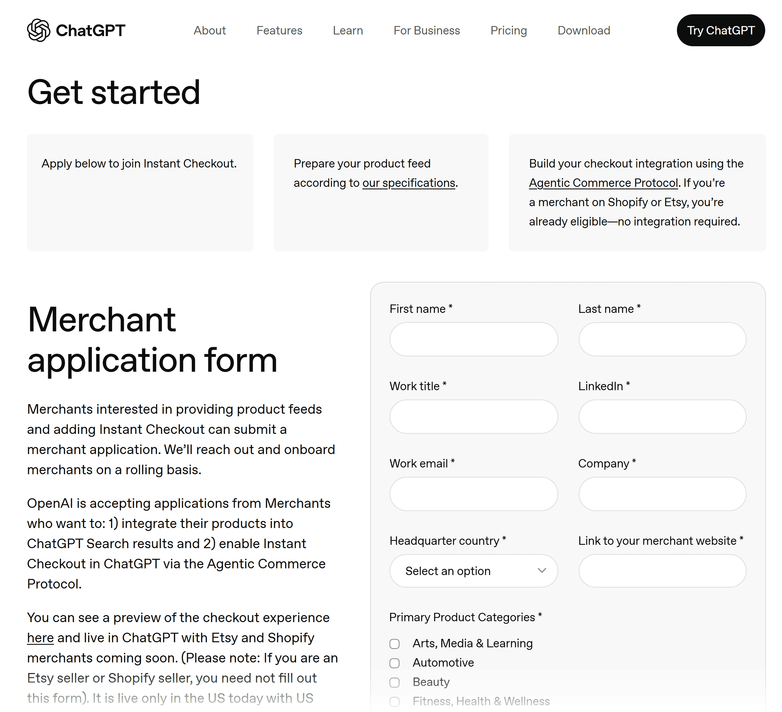 ChatGPT – Merchants