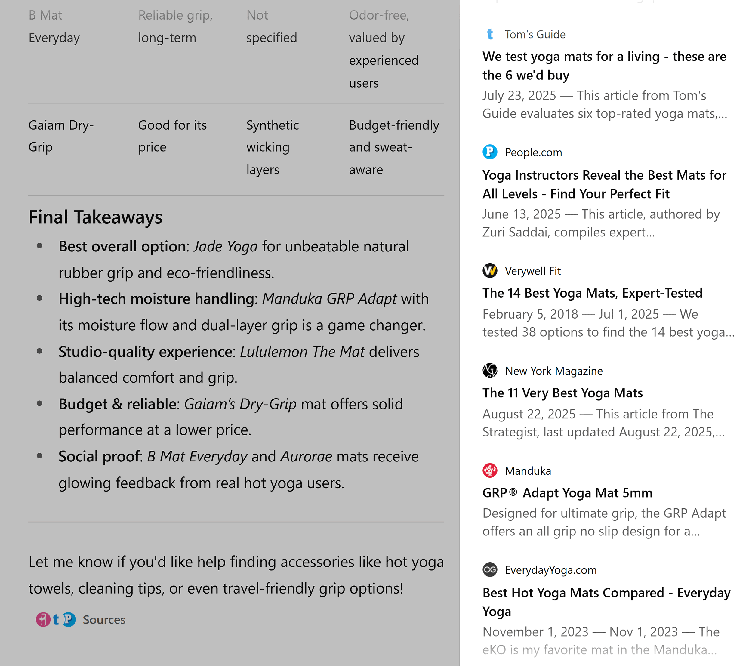ChatGPT – Sources as roadmap