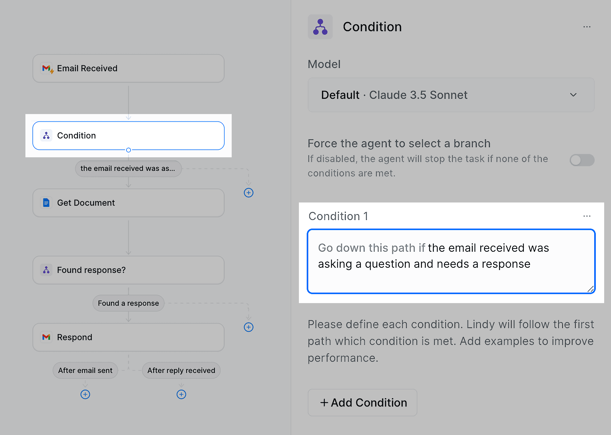 Conditions – Initial
