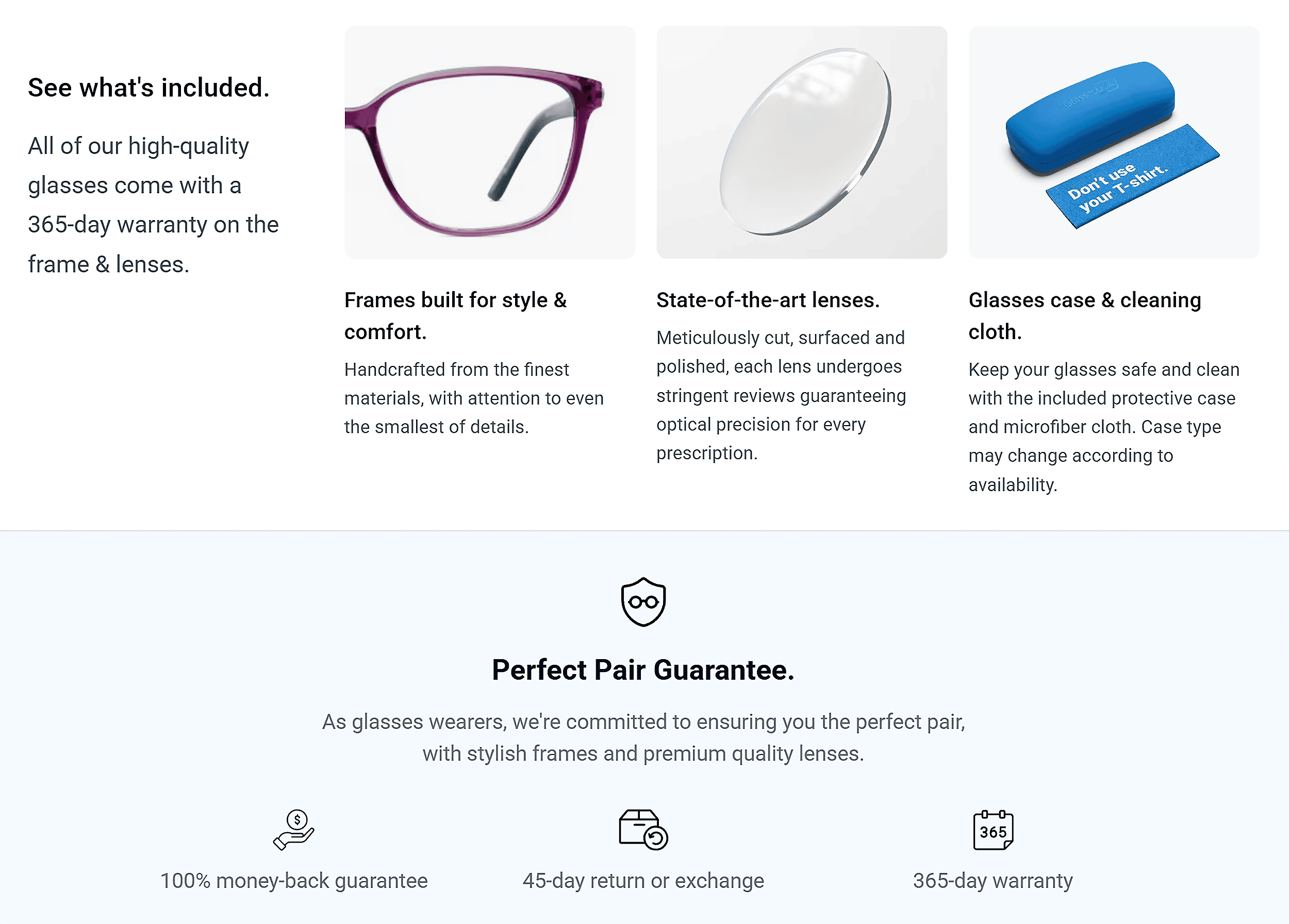 GlassesUSA – Information that AI can use