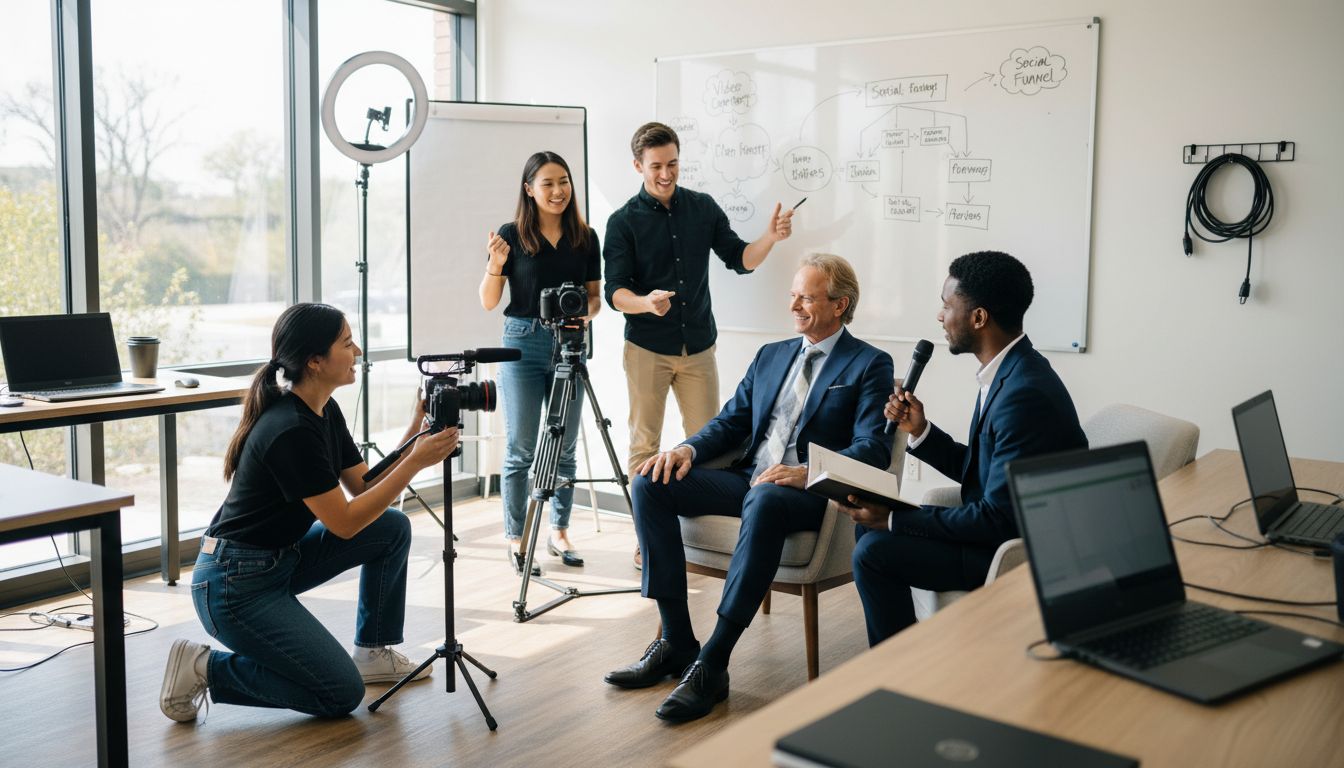 video marketing small business teamwork