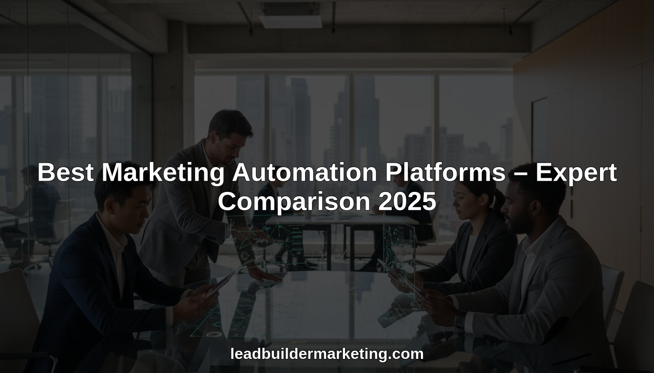 best marketing automation platforms hero header image