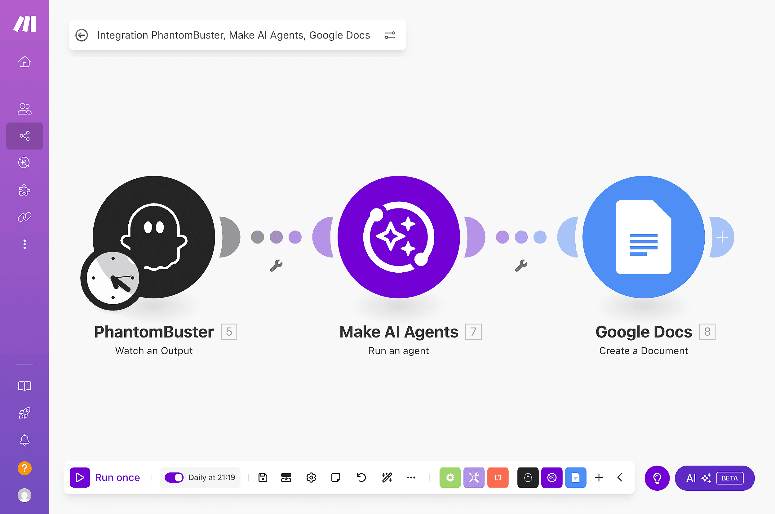 Make – Google Docs added