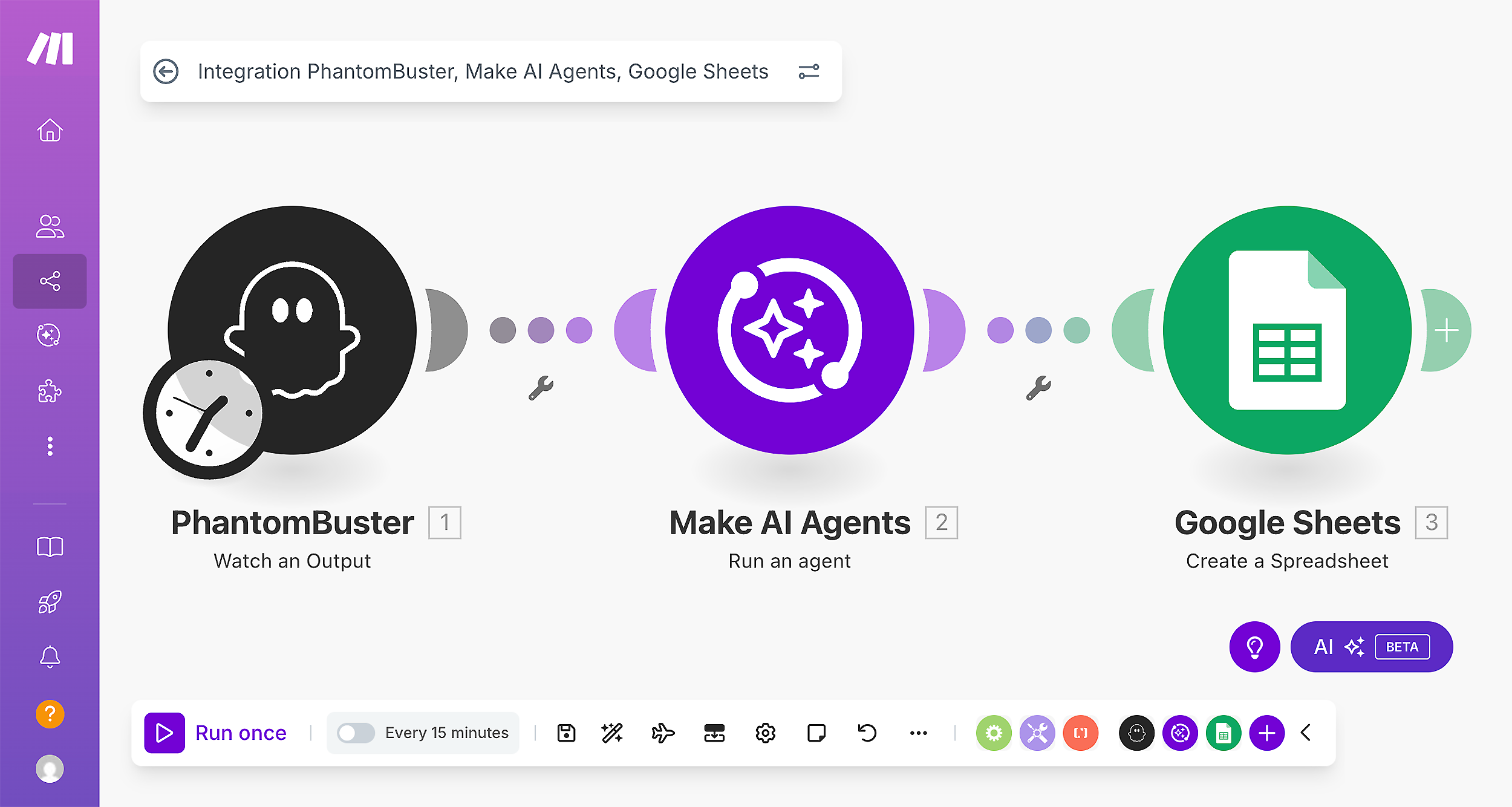 Make – Google Sheets
