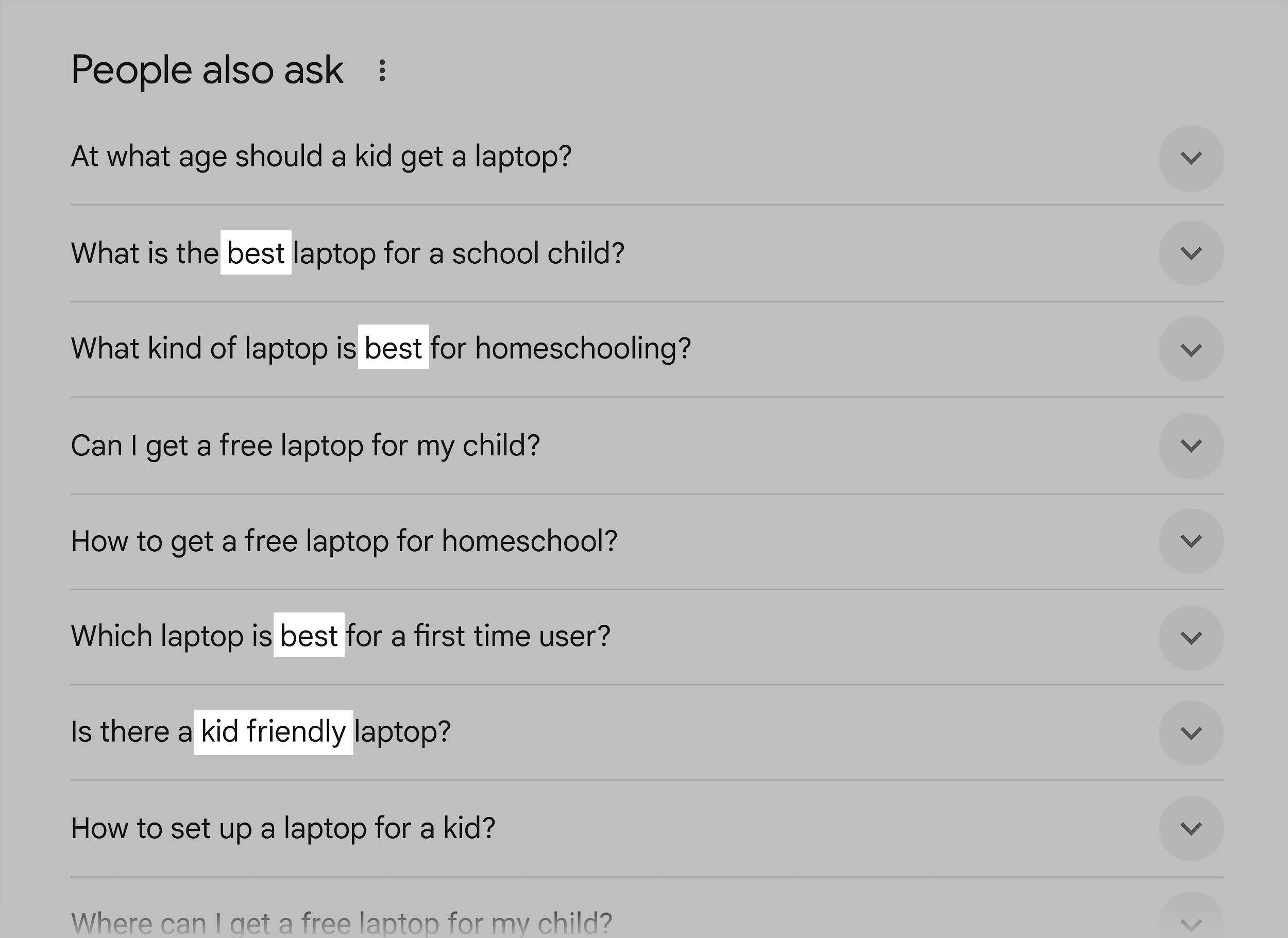 People also ask – Laptop for kids learning