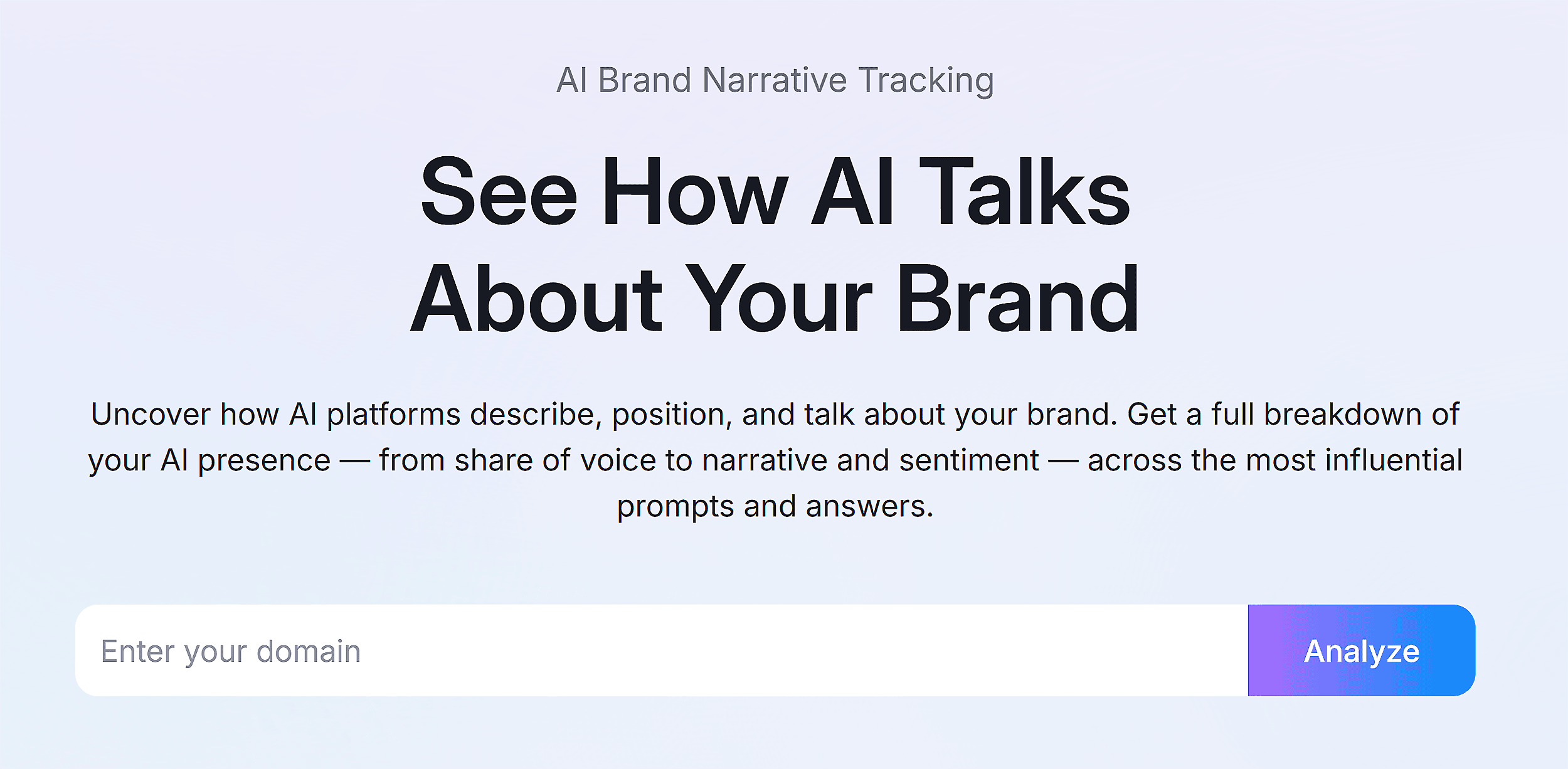 Semrush – AI SEO – Brand Performance – Analyze