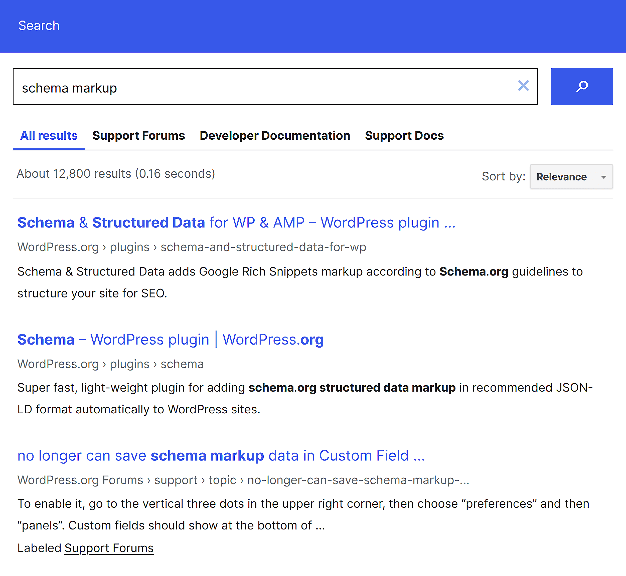 WordPress – Schema Markup