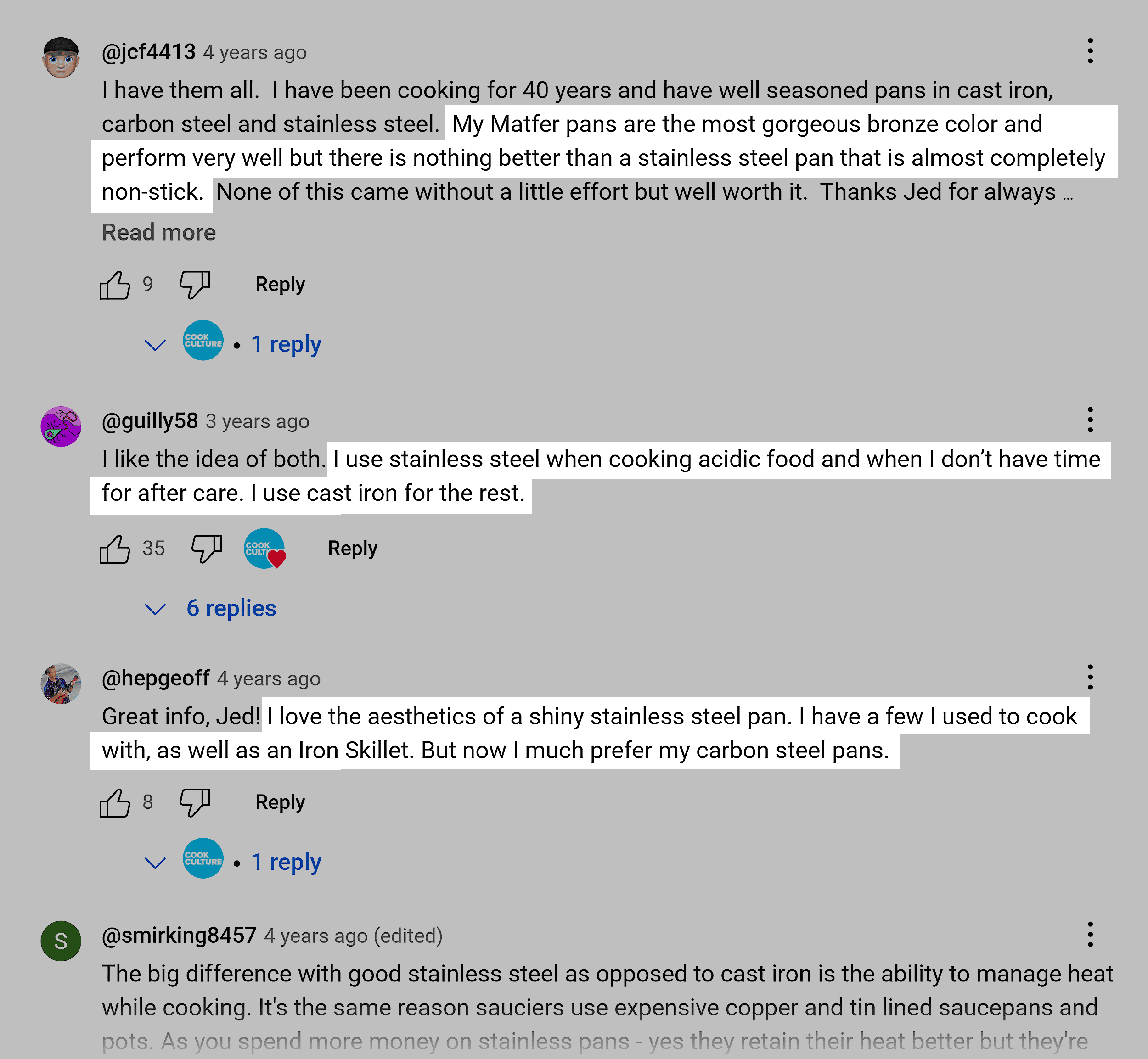 YouTube – Comment's perspectives