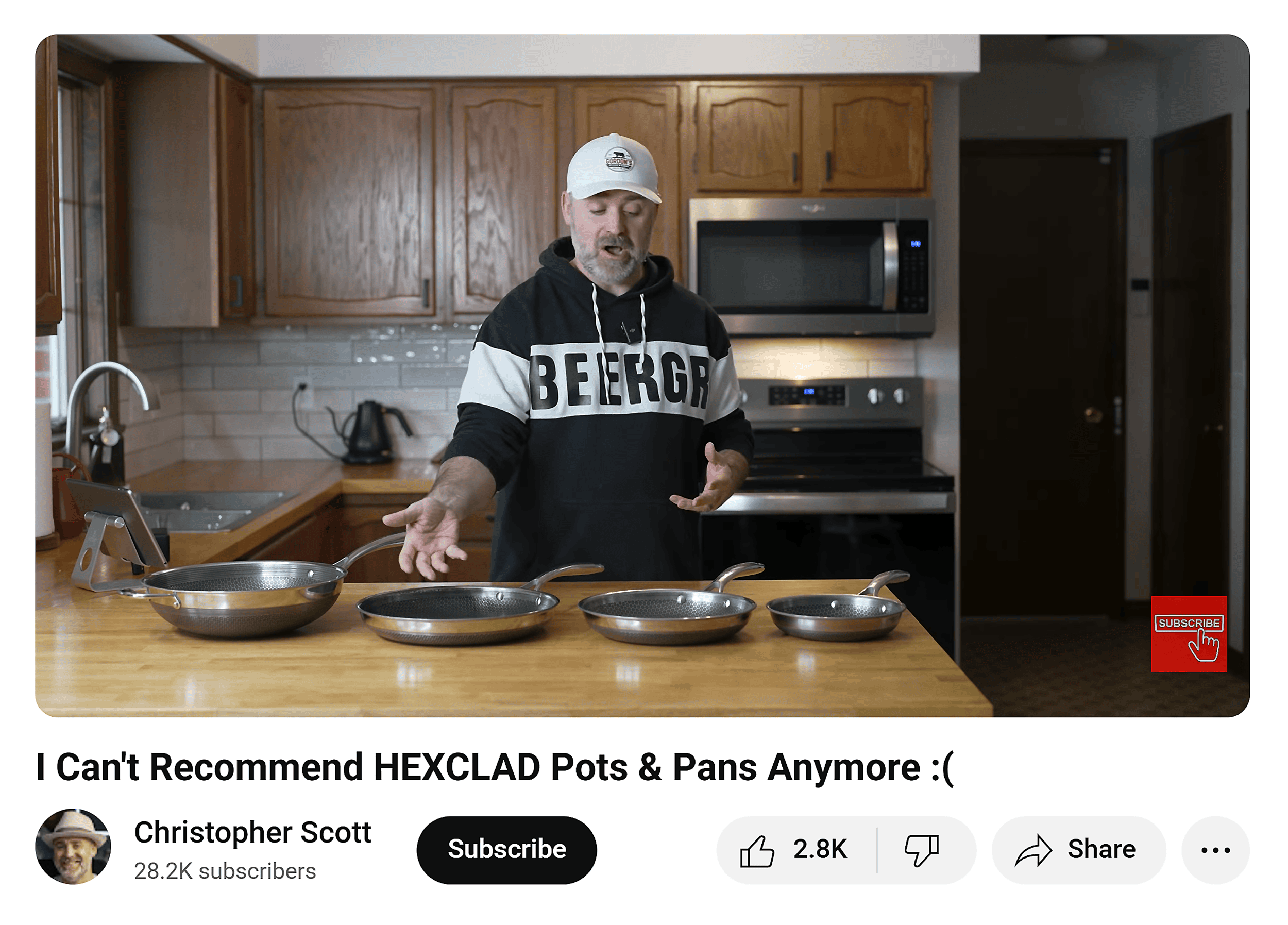 YouTube – Decision to stop using product