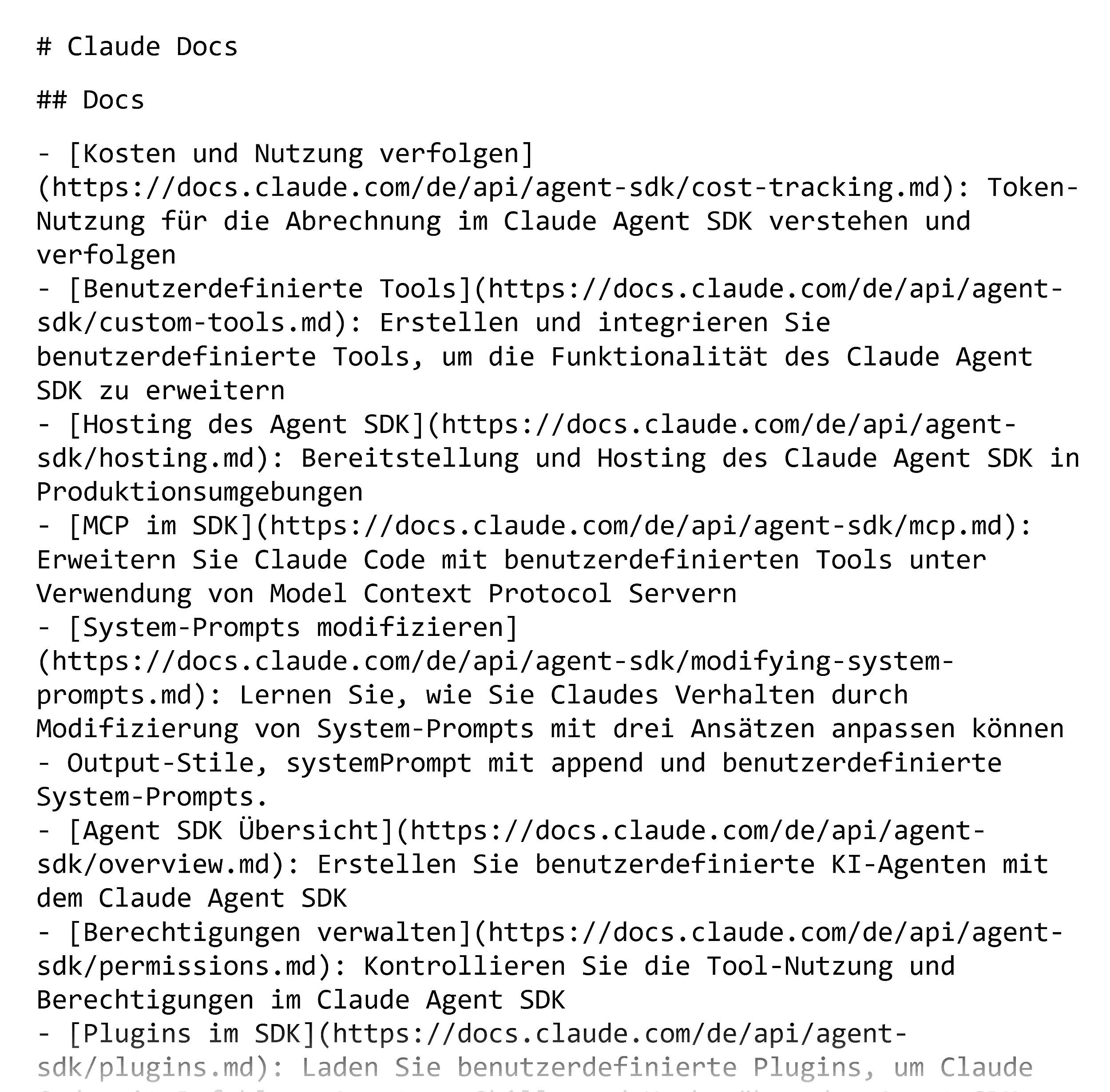 Claude – LLMs.txt file