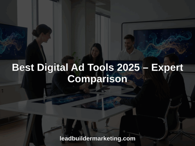 Best Digital Ad Tools 2025 – Expert Comparison