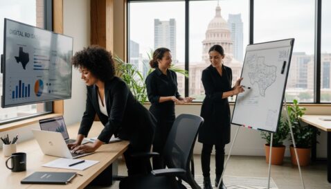 Texas business marketing office