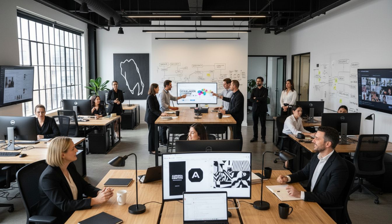 creative marketing workspace