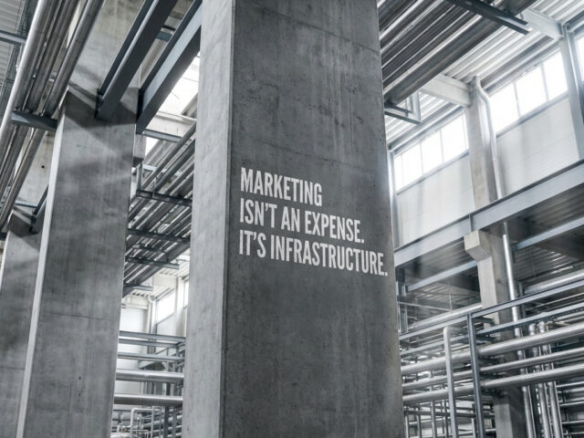 Marketing Isn’t An Expense. It’s Infrastructure.