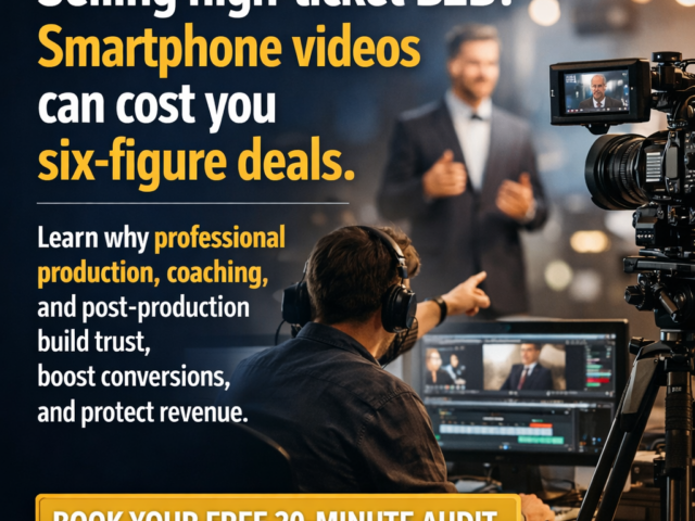 When “Good Enough” Costs You Six Figures: Why Founders Must Invest in Professional B2B Video