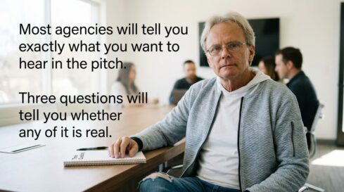 Your site has about 8 seconds to answer one question for a serious buyer. Most sites answer a completely different question.