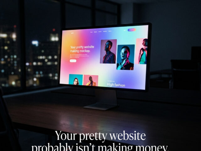 Your pretty website probably isn’t making money.