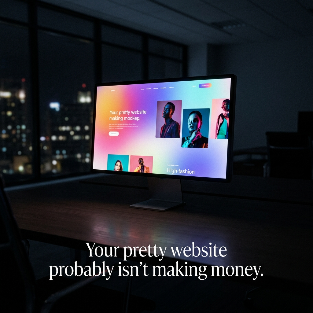 Your pretty website probably isn’t making money.