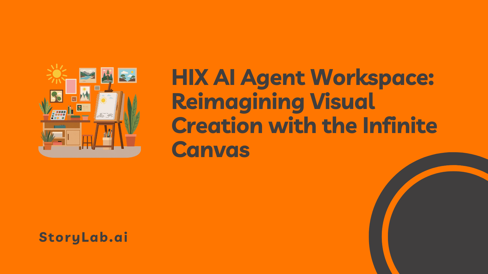 HIX AI Agent Workspace: Visual Creation with Infinite Canvas